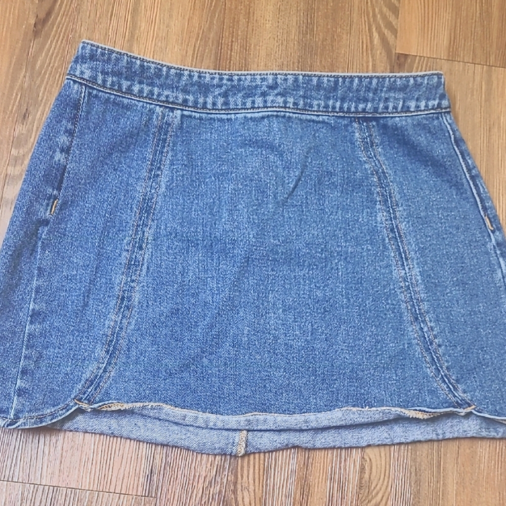 PacSun Classic Blue A-Line Denim‎ Skirt